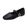 Hot Sale Women's Shoes 2025 Buckle Strap Women Flats Fashion Round Toe Daily Concise Best Seller Shallow Flat Low Heels Zapatos