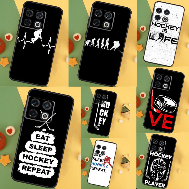 Ice Hockey Player Case For OnePlus 12 12R 11 9 10 Pro 10R 9R 8T 10T Nord 3 CE 2 Lite 2T CE4 N10 N20 N30 Cover