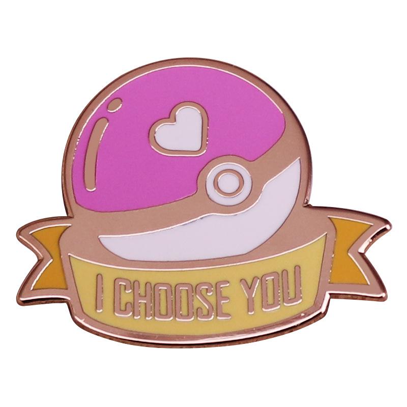 Animated Film Brooch Badge Metal Pin for Clothes & Backpack