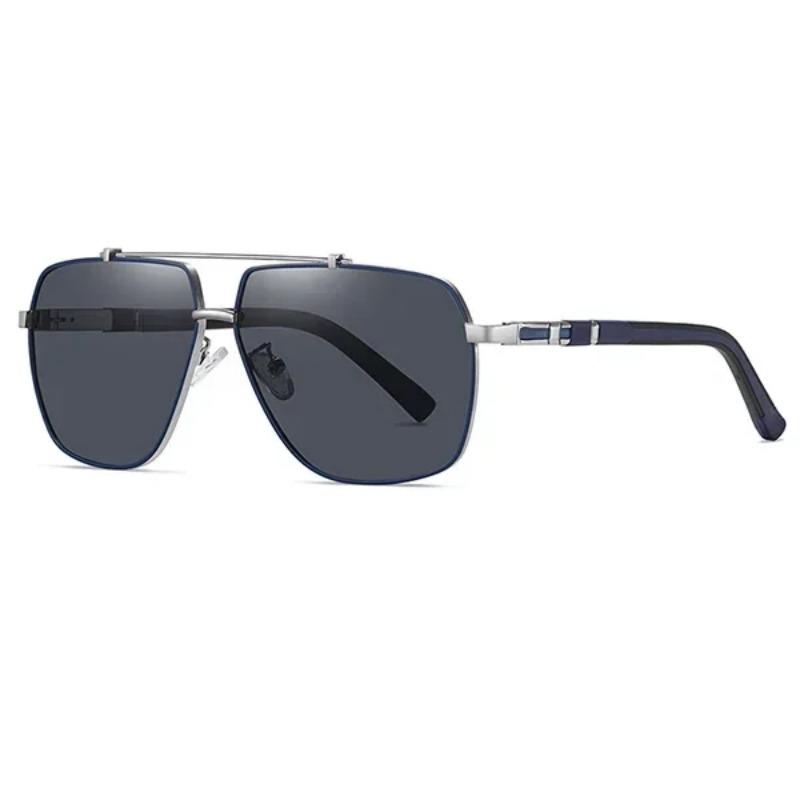 Fashion Square Polarized Sunglasses Men High Quality Spring Hinge Sun Glasses Anti-glare Driving Travel UV400 Lens Goggles