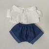 38CM Ragdoll Overalls & Shirt Set - Large Size Replacement Outfit