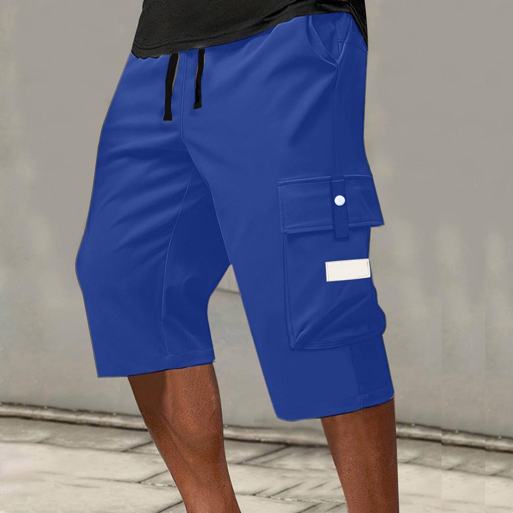 Men's Lace-up Sweatpants Men's Cargo Shorts Casual Pants