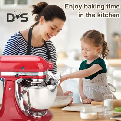 KitchenAid 4.5-5QT için Dökme Kalkanı Geniş Açılı Doldurma Haznesi Şeffaf Gıda Sınıfı Plastik Kalkan Dayanıklı Karıştırma Kabı Aksesuarı