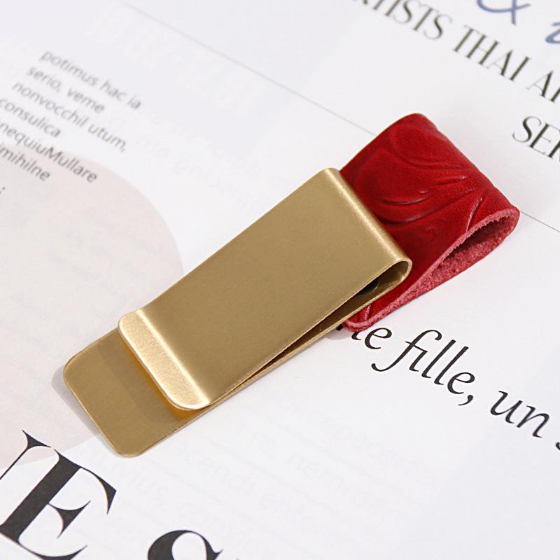 Brass Clip & Pen Holder for Laptops and Planners