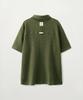 Seteo Waffle Collar Short Sleeve T-Shirt Khaki