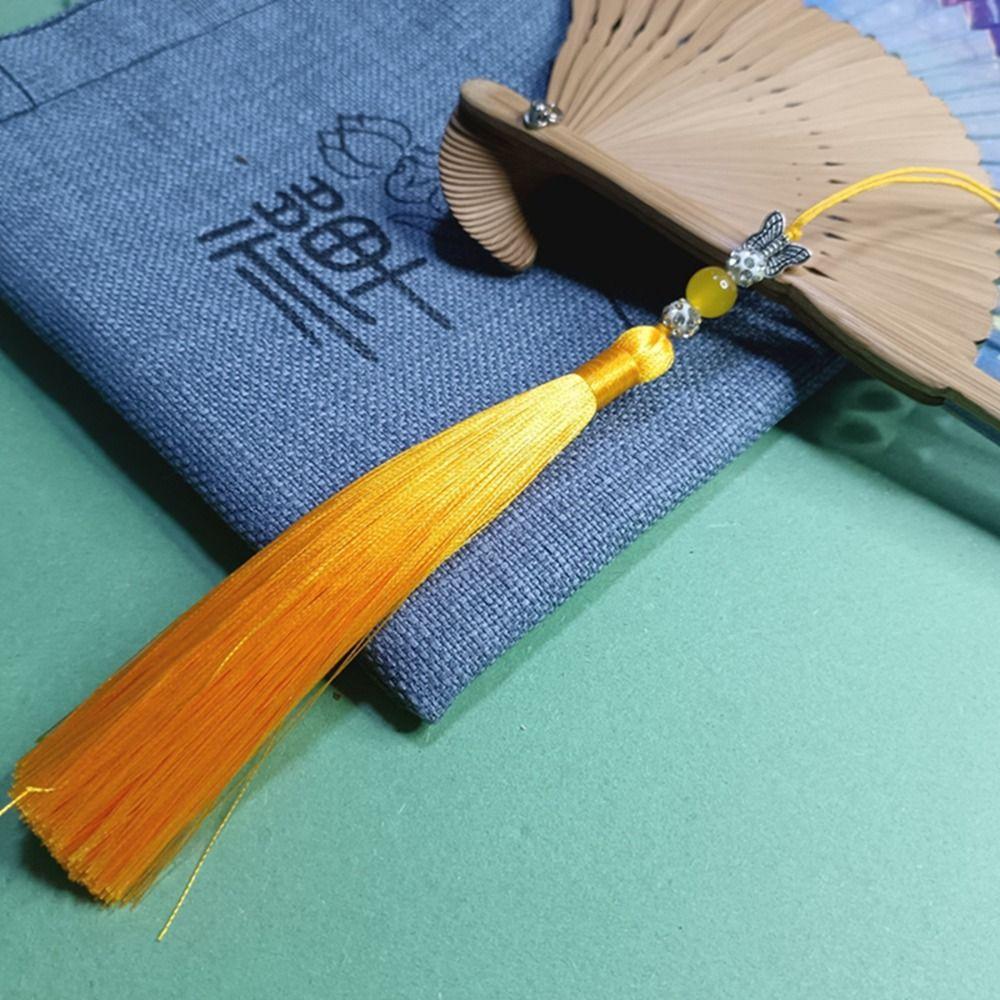 DIY Crafts Bookmark Tassels Lucky Phone Pendant Chain Keychain Tassel Car Keyring  Gift