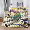 Cartoon Digimon Adventure Monster Soft Plush Blanket,Flannel Blanket Throw Blanket for Living Room Bedroom Bed Sofa Cover Child