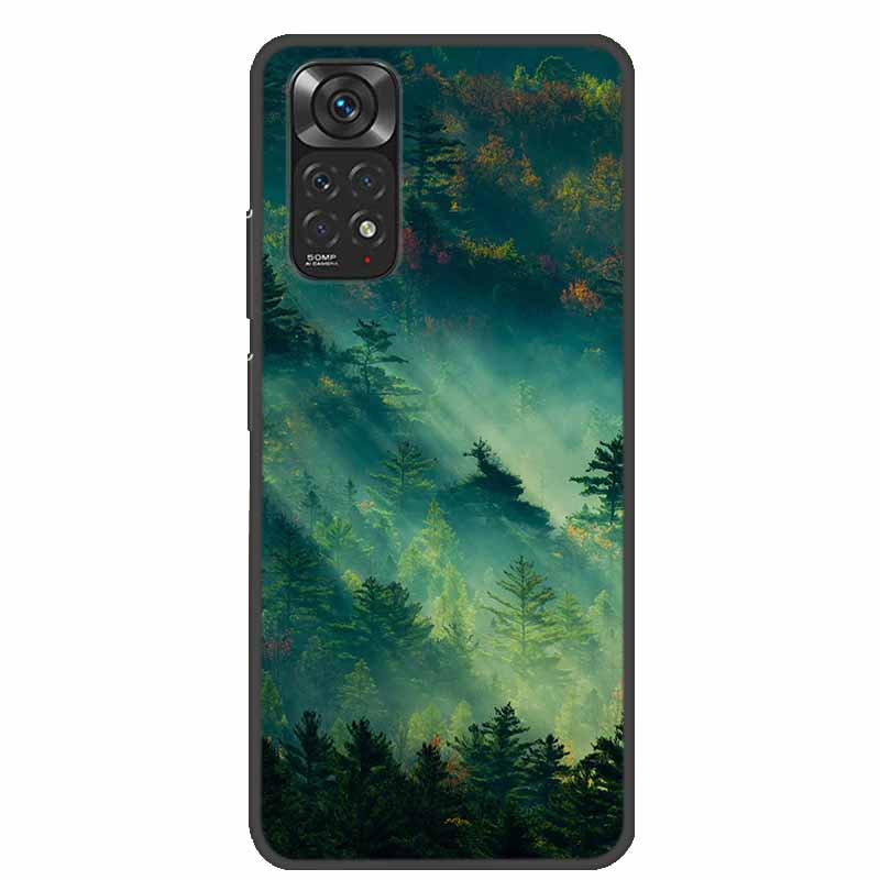 For Redmi Note 11 Cases Note11s Painted Soft TPU Silicone Phone Cases for Xiaomi Redmi Note 11 Pro 5G Cover Coque Note11s 4G Bag