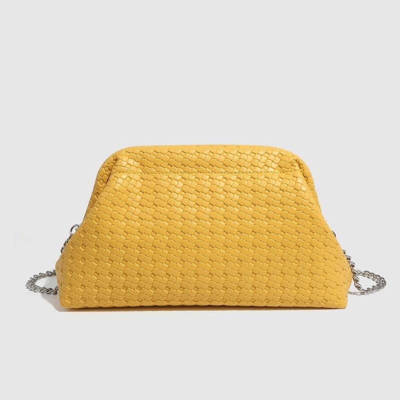 IELGY Fashionable Trendy Shell Bag Shoulder Diagonal Chain Bag Woven