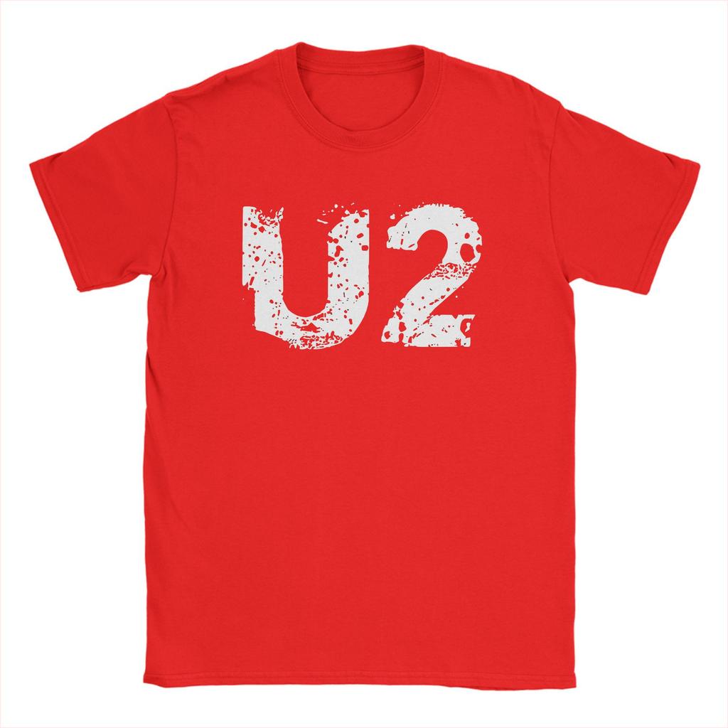 Men U2 Band T Shirt  100% Cotton Clothes Crazy Short Sleeve Crew Neck Tees Unique T-Shirts