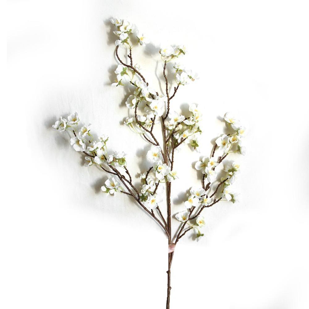 4 Branches Artificial Cherry Blossom Deep Pink Color Silk Cherry Blossoms  Wedding Decoration