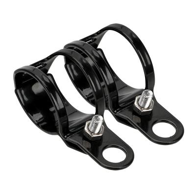 Universal 1 paar Für 27-31mm Gabel Durchmesser Motorrad Zubehör Metall Motorrad Signal Licht Klammern Drehen Licht halterung