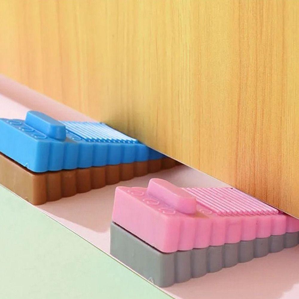 PVC Door Stopper Safety Doorstop Creative Floor Holder Bedroom