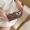 Retro Zebra Pattern Stitching Leopard Print Bow for Apple 16 Mobile Phone Case for IPhone15ProMax New 14