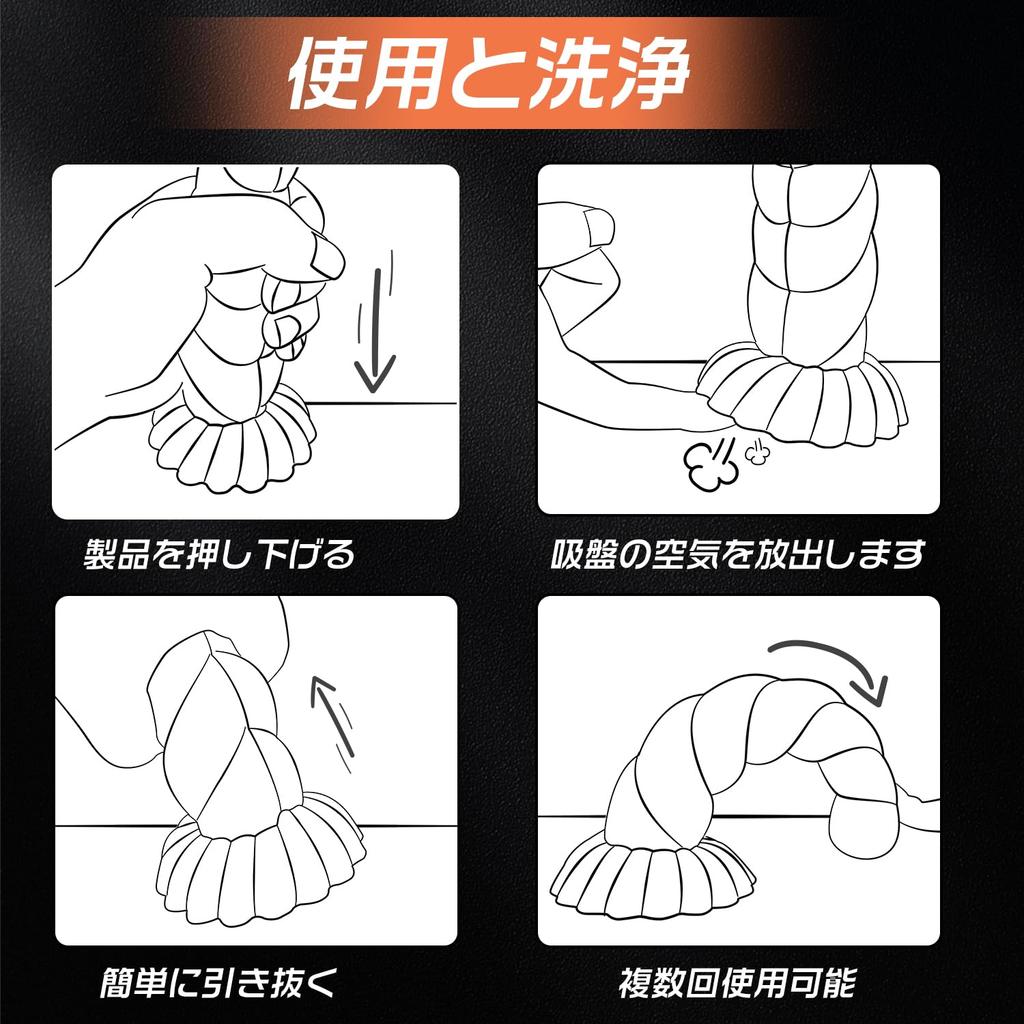 Giftoyou Dildo Anal Plug Transparent Beginner Anal Development with Suction Cup Stimulation High Elasticity Fully Waterproof Unisex Adult Goods Adult