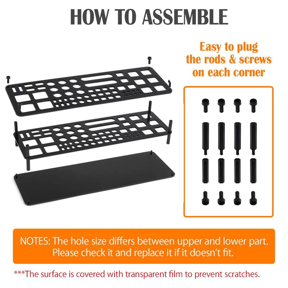 Plastic Parts Shelf Placing Rack Screwdriver Organizers Parts Box Tweezers Brushes Pens Scissors Workshop Storage Tool Holder