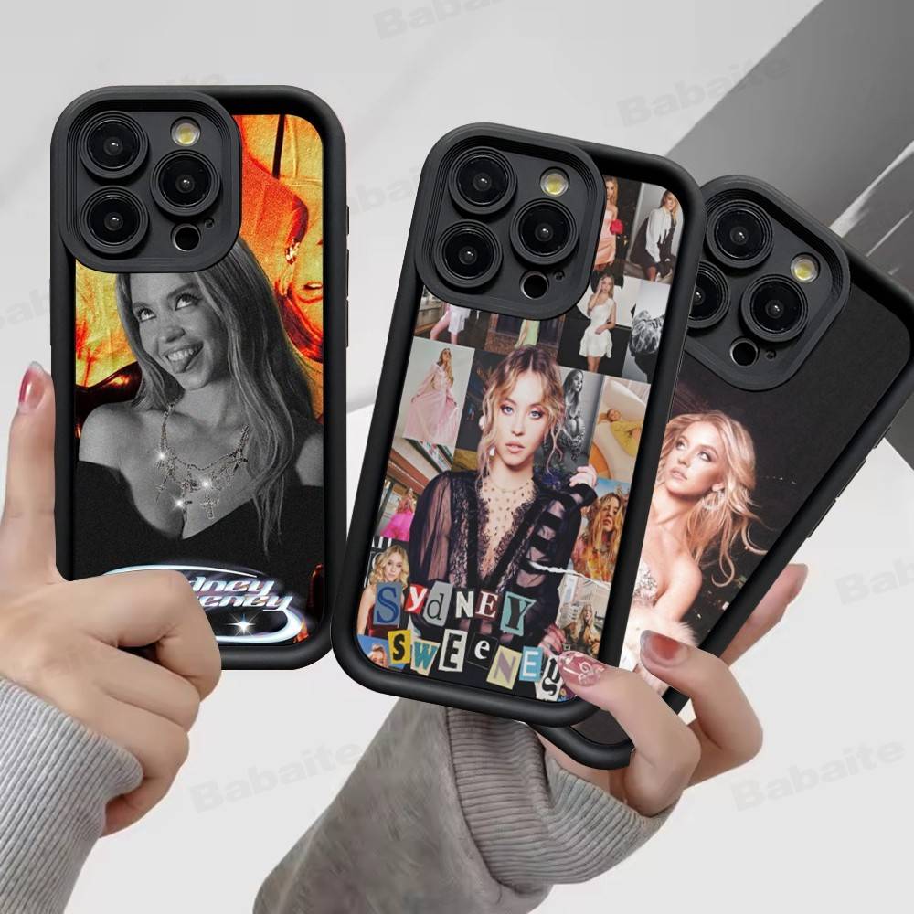 Sängerin Sydney S-Sweeney Handyhülle Für IPhone 17 16 15 14 13 12 11 Pro Max Plus Mini Glück Hülle