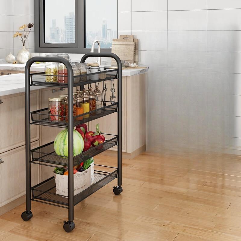 Movable Multi-Layer Storage Cart