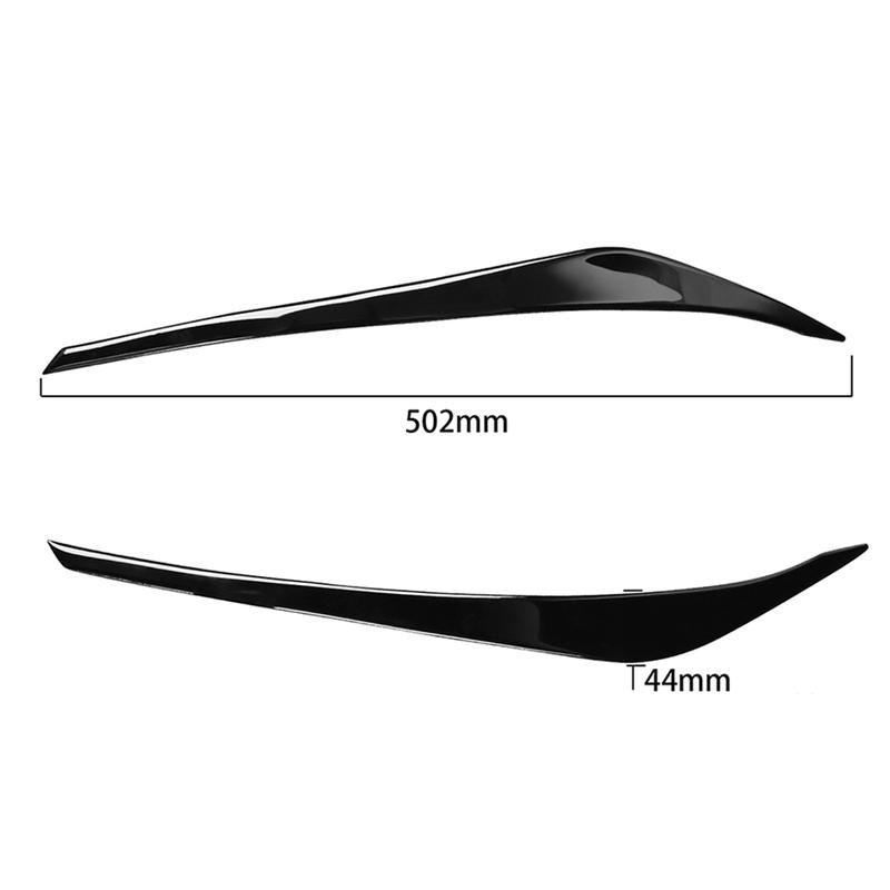 For Hyundai Elantra Eyelids Headlight Car Modification 502*44mm Headlight Eyebrow Trim For Cars Vehicle Modification