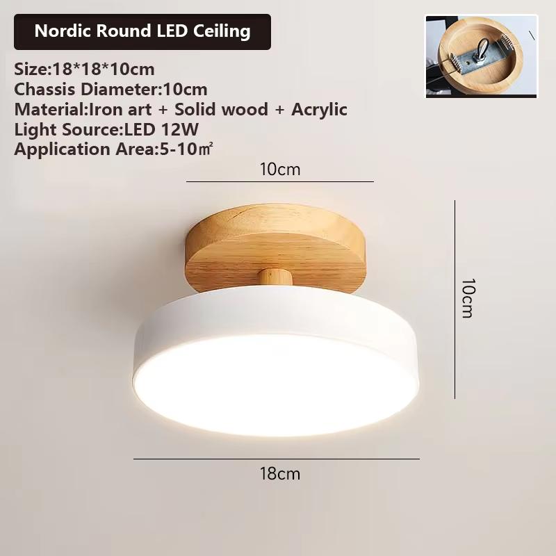 Nordic Hallway Led Ceiling Lamps Bedroom Indoor Aisles Lustre Bathroom Decor Lighting Fixtures modern ceiling chandelier