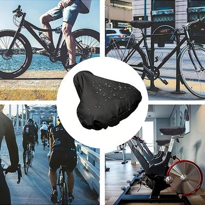 1 Stück Wasserdichte Fahrradsattelabdeckung, Mountainbike-Sitzschutz, Heißgepresste Regenschutzhülle, Fahrradzubehör, Kompakt & Tragbar