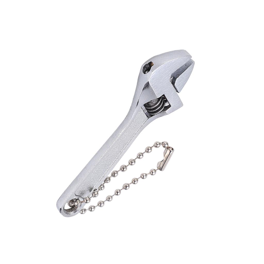 Keychain Wrench Steel Galvanized Adjustable Portable Professional High Hardness Mini Spanner for Industrial Home