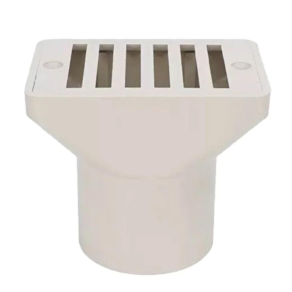 

Overflow Outlet Cover Swimming Pool Overflow Outlet Anti-clogging Grid Easy Installation External Plug-in Interface бежевый
