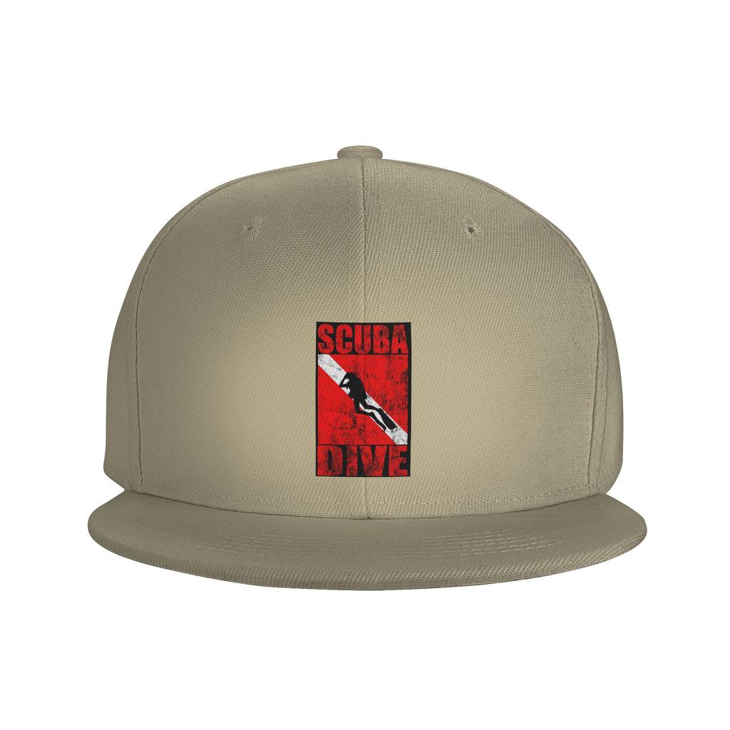 Scuba Dive Diver Down Flag Diving Gear Baseball Caps Snapback Baseball Hats Casual Casquette Outdoor for Unisexs And WoUnisexs