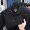 100% Cotton Men’S Short Sleeve Polo Shirt Luxury Trend Brand Simple Casual Comfortable Summer New Item Solid Color Lapel T-Shirt