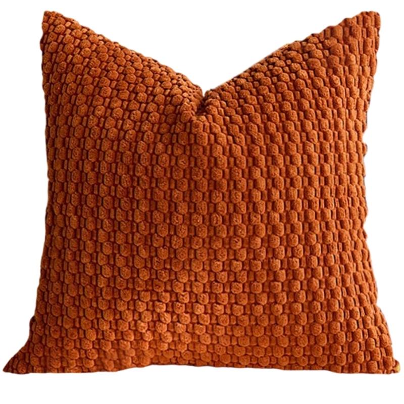 Corduroy Bubble Pillow Cushion For Home Office Sofa Bed Soft Comfortable Support Neck Back Rest