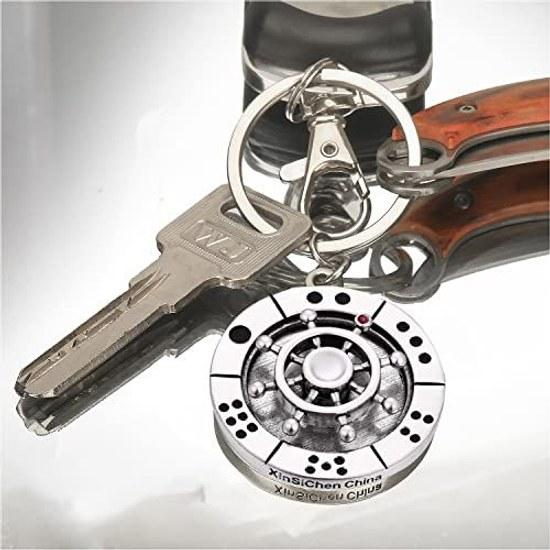 XinSiChen Hand Spinner Würfel Roulette Schlüsselanhänger Stressabbau Artikel Beliebte Rangliste Brettspiel Kinder Spaß Zeitvertreib Spielzeug Steuerrad Stilvoller Schlüsselanhänger