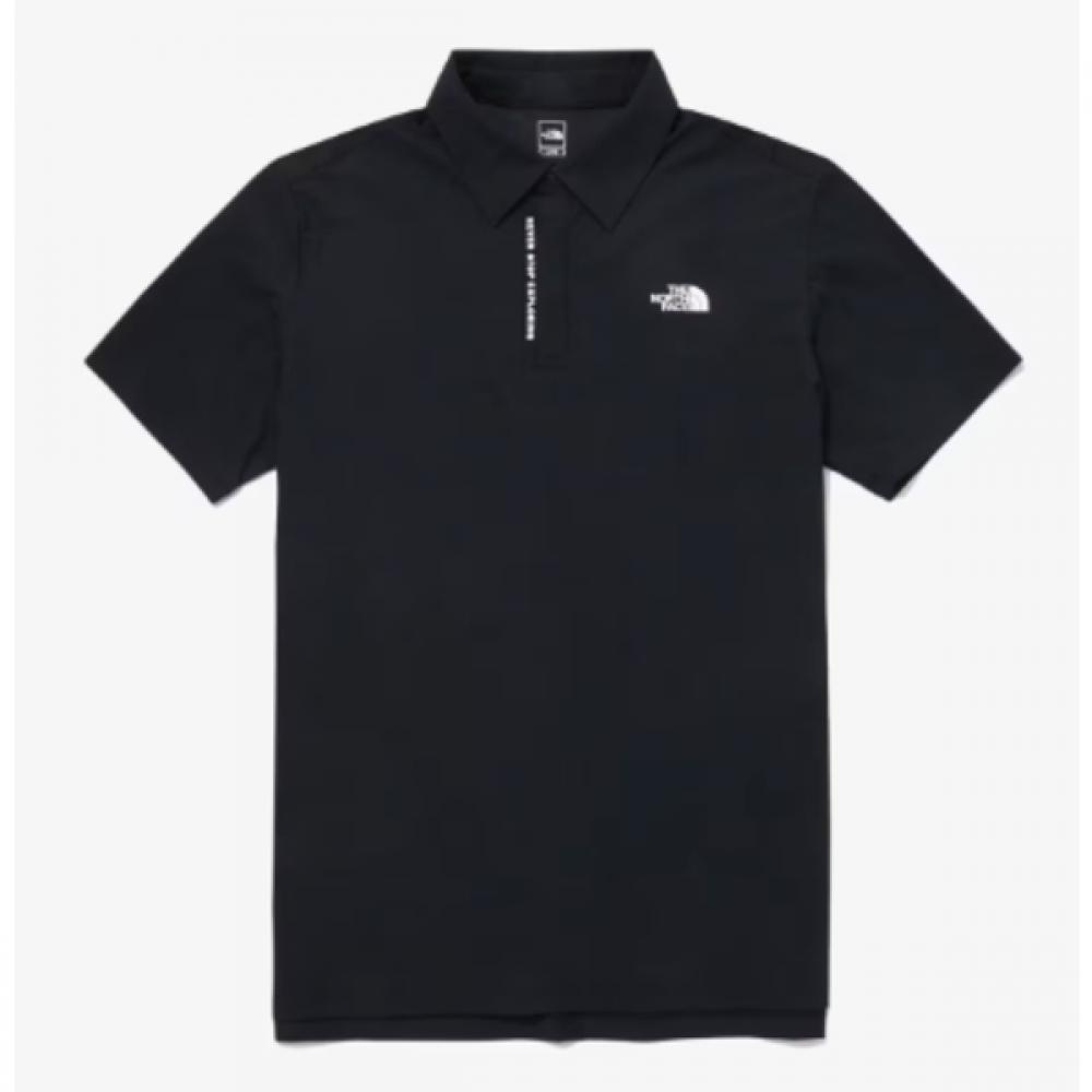 The North Face Men S Ice Green Short Sleeve Polo Nt7pq01