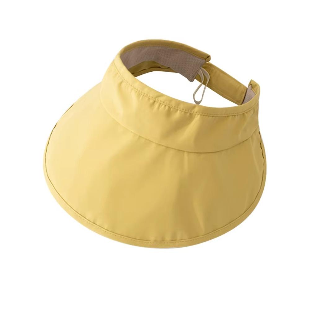 Breathable Large Brim Sun Hat UV Protection Empty Top Hat Creative Woman's Sunshade Hat Travel