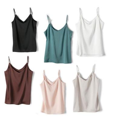 Silk Satin Texture Women's V-Neck Camisole