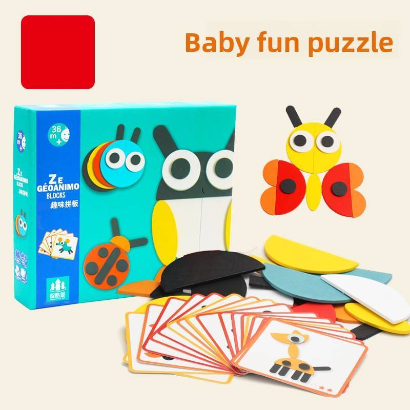 Wooden Animal Puzzle Board For Kids Educational Learning Toys