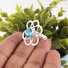 Swiss Blue Topaz Gemstone Ring, Handmade Gorgeous Jewelry, 925 Solid Sterling Silver Jewelry, Bohemian Ring For Wedding Gift
