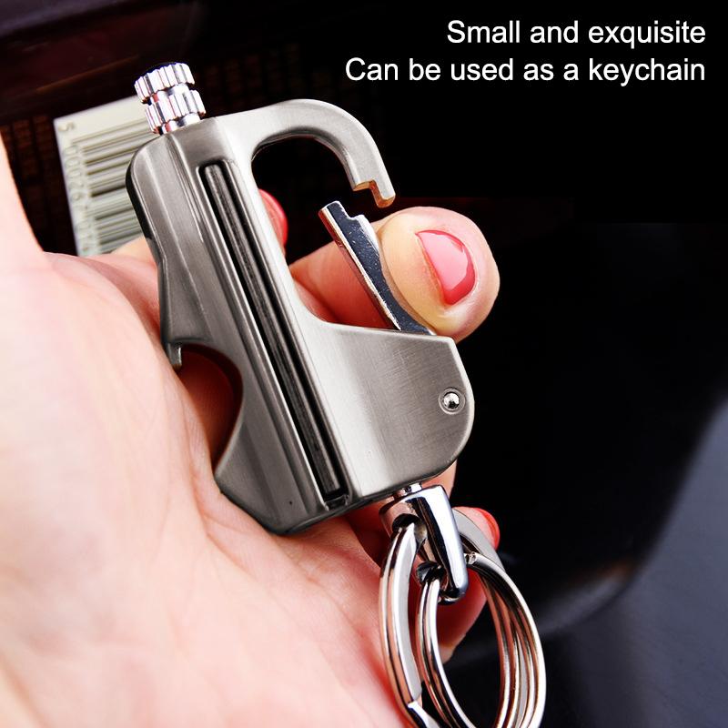 Permanent Match Infinity Lighter With Keychain, The Forever Lighter, Emergency Fire Starter Striker Set