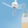 Compact Screw In Ceiling Fan E27 Mount with Adjustable Angle Quiet Operation for Bedroom Kitchen Office Daily