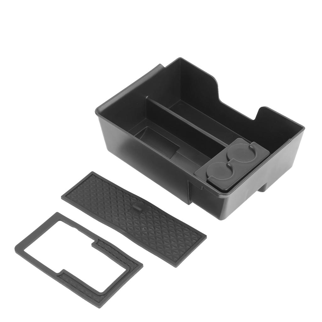 Vehicle Interior Central Storage Box Cup Holder Car Accessory for Tesla Model 3Y