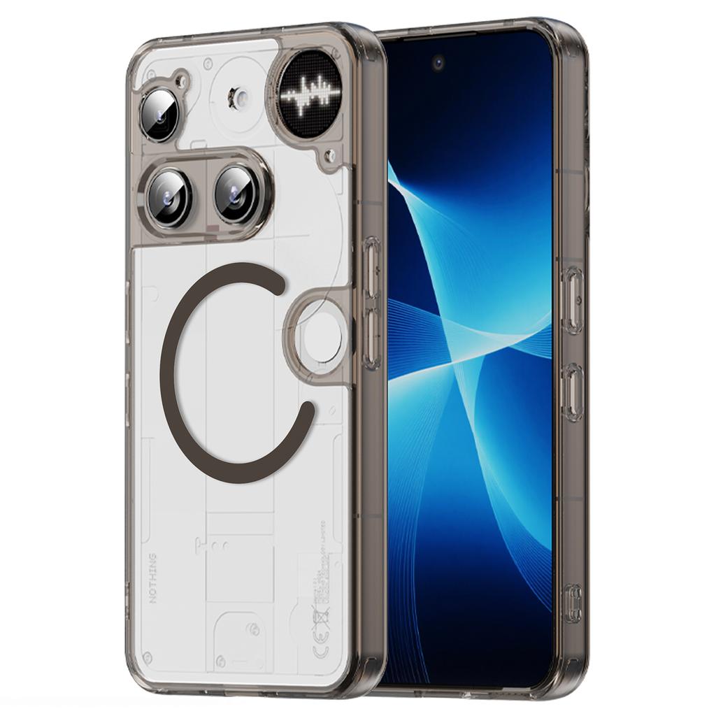 Nothing Phone 3 Clear Phone Case,Non-Yellowing Magnetic Phone Case for Nothing Phone 3