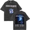 Chase Atlantic Lost in Europe and UK Tour Album Vintage Washed T-Shirts Herren Hip Hop Kurzarm Baumwoll-T-Shirts Streetwear