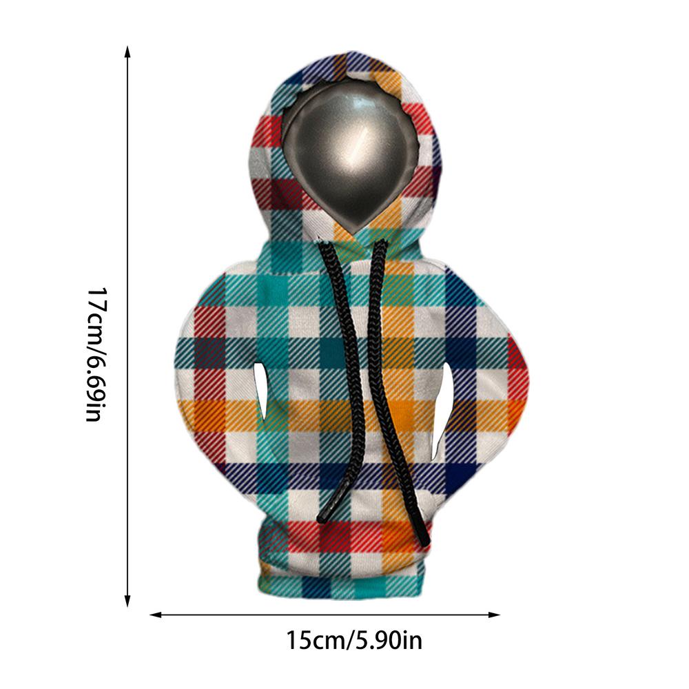 

Автомобильный чехол для рычага переключения передач с капюшоном, декоративная толстовка с капюшоном, модный защитный чехол для рычага переключения передач, автомобильные аксессуары