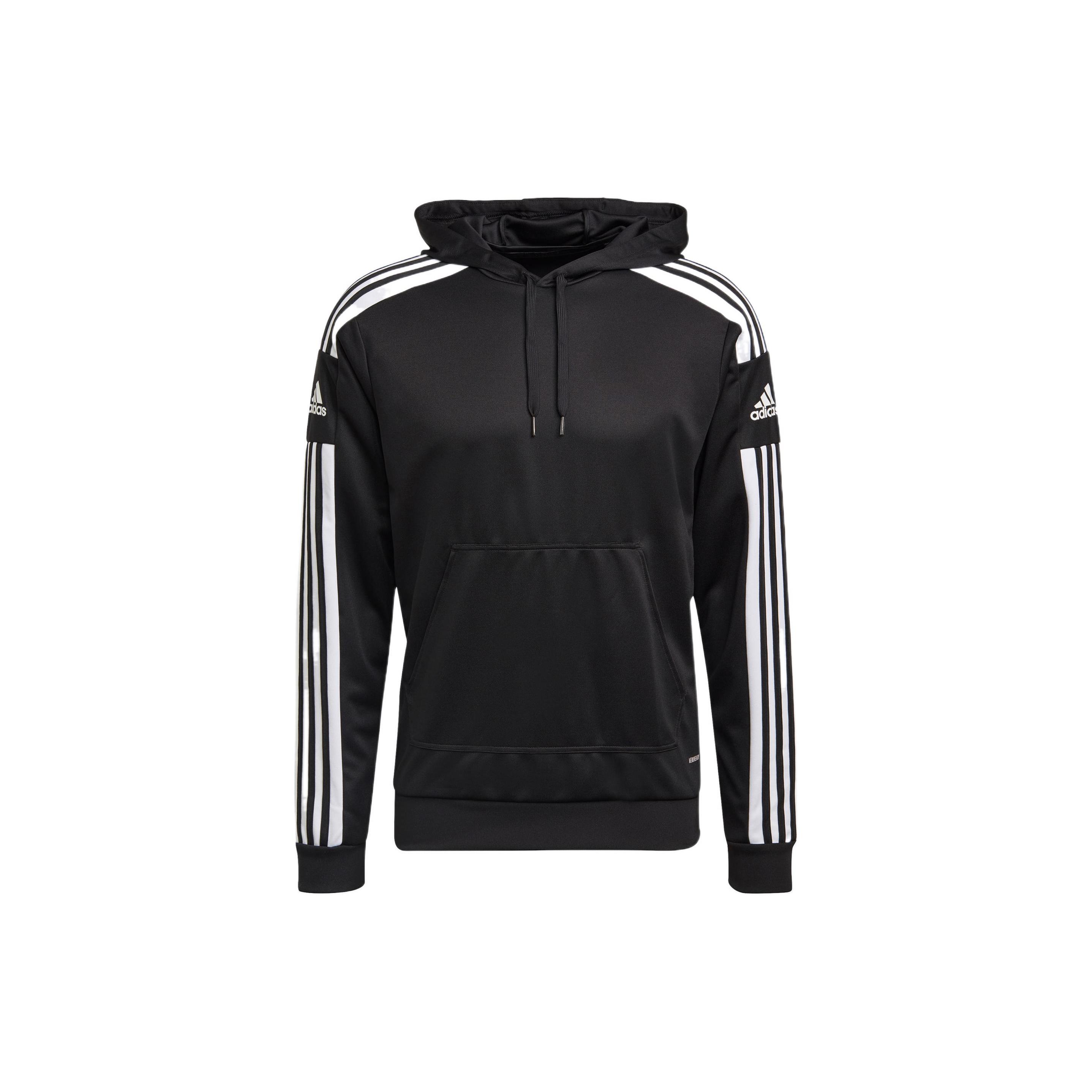 Толстовки Adidas Мужские Черные С Капюшоном Средней Посадки Обычные GK9548 S