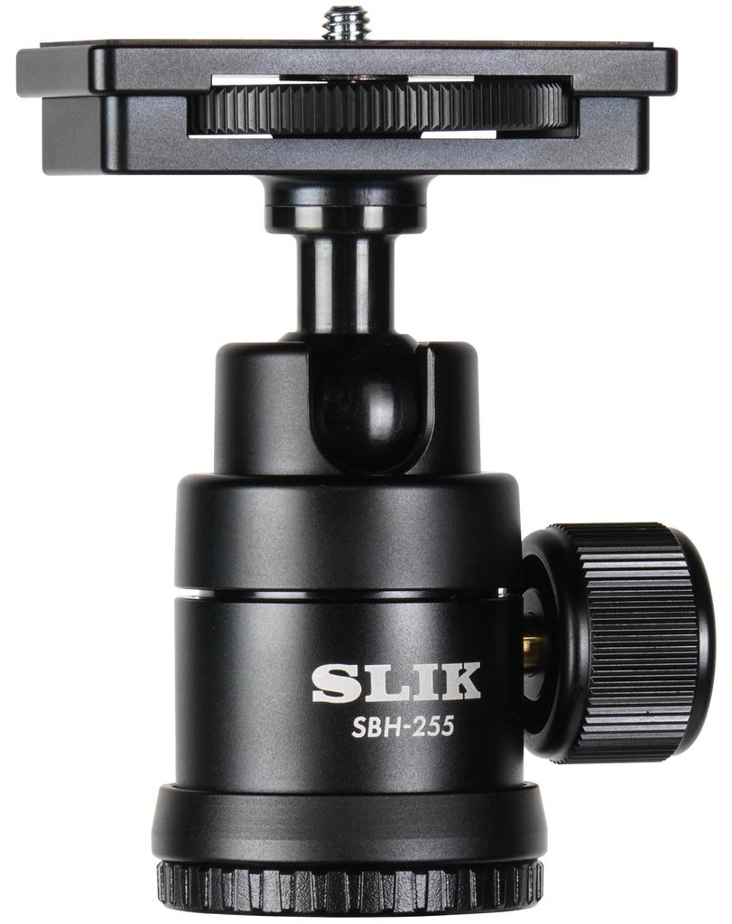 SLIK DM Ball Direct Mount Maximum Load Capacity Product 206928 SBH-255 Head, Type, 5kg, Aluminum, Black, Number
