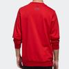 Adidas Neo Logo Print Casual Sports Pullover Sweatshirt Men Tops Red EA0320