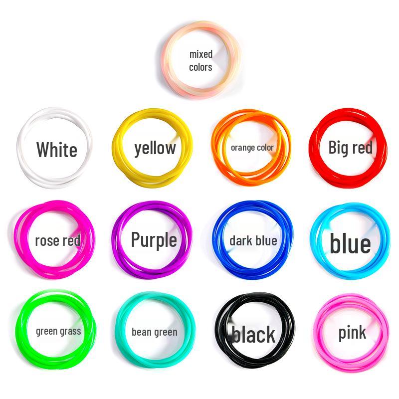 Rainbow Luminous Silicone Bracelet & Hair Tie for Kids