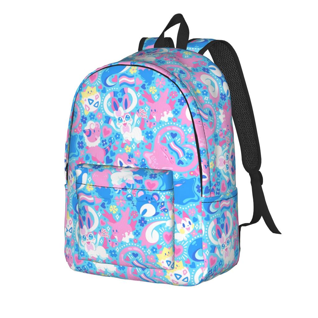 Fashion Cartoon Pokemon Theme Backpack  Mochilas Fashion Journey Large Capacity Rucksack