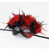 Feathered Masquerade Mask Halloween Party Eye Mask Half Face Mask for Women Cosplay Masquerade Decoration Eyewears