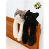 Adorable Cuddly Cat Plush Toy Cute Orange Tabby Stuffed Animal For Kids And Home