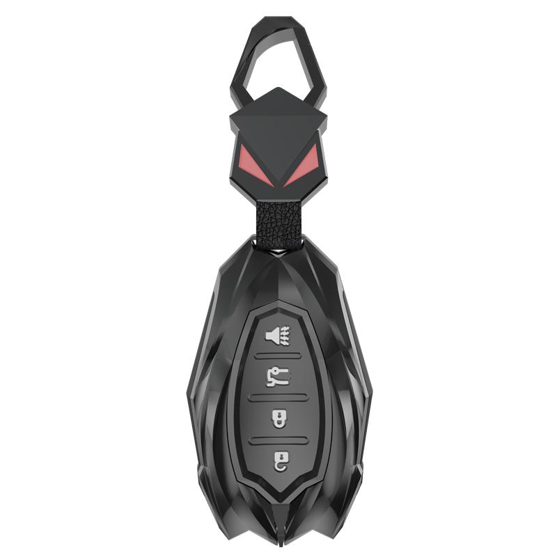 4 5 Tasten Zinklegierung Auto Schlüsselanhänger Hülle Remote Passend für Chevrolet - Chevy Malibu Camaro Cruze Traverse Sonic Volt Bolt Equinox